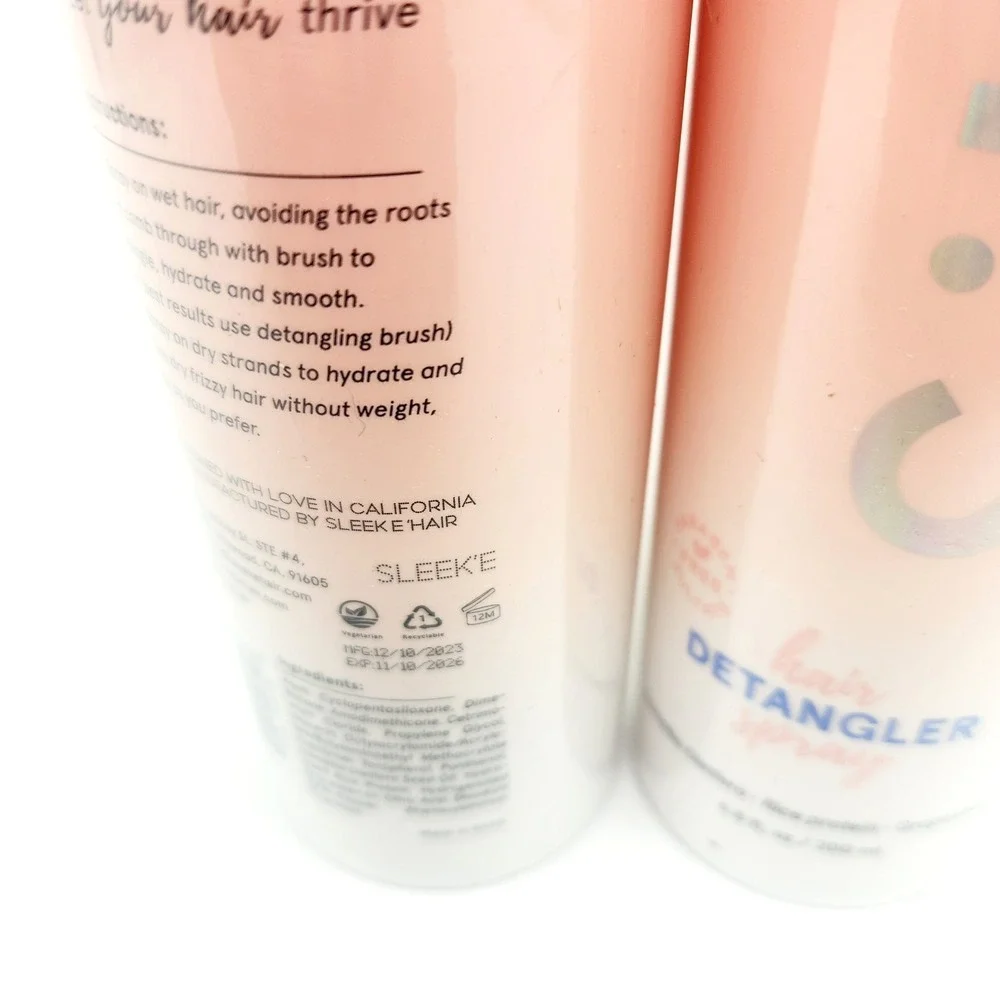 Silk'e Detangling Hair‎ Spray 6.8oz Each – Pack of 2 Leave-In Anti-Frizz